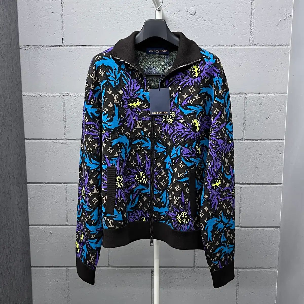 Louis Vuitton ルイヴィトン シスル ジップアップ ニット Lsize