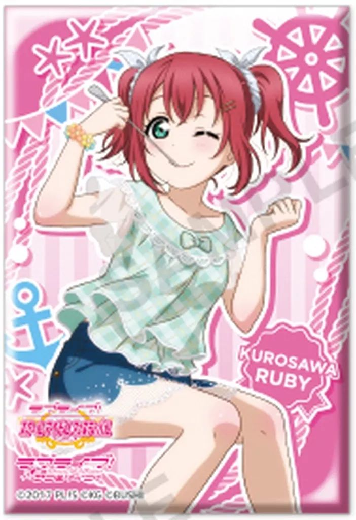 中古】バッジ・ビンズ 黒澤ルビィ 「ラブライブ!スクールアイドル