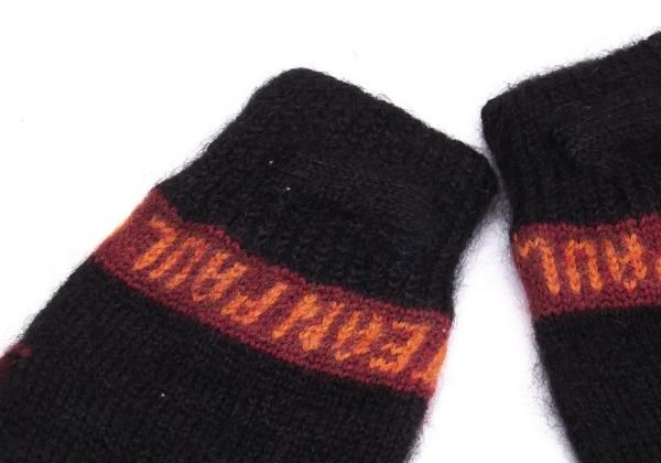 ジャンポールゴルチエJean Paul GAULTIER ロゴバイカラーニット