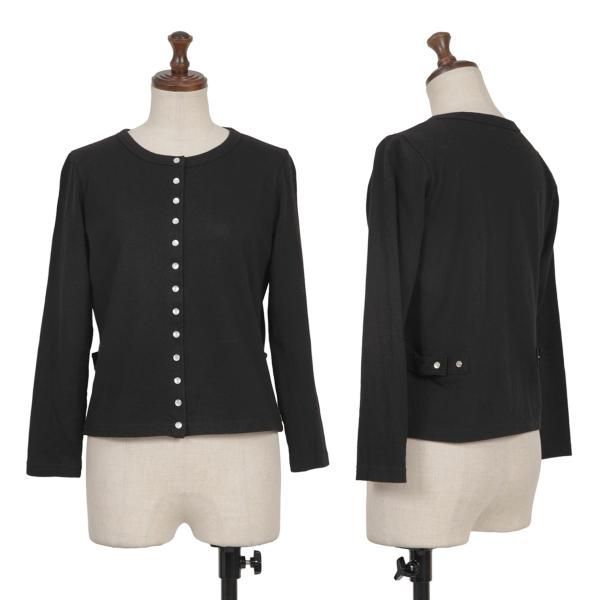 アニエスベーagnes b. スナップボタンカーディガン 黒T2 - メルカリ