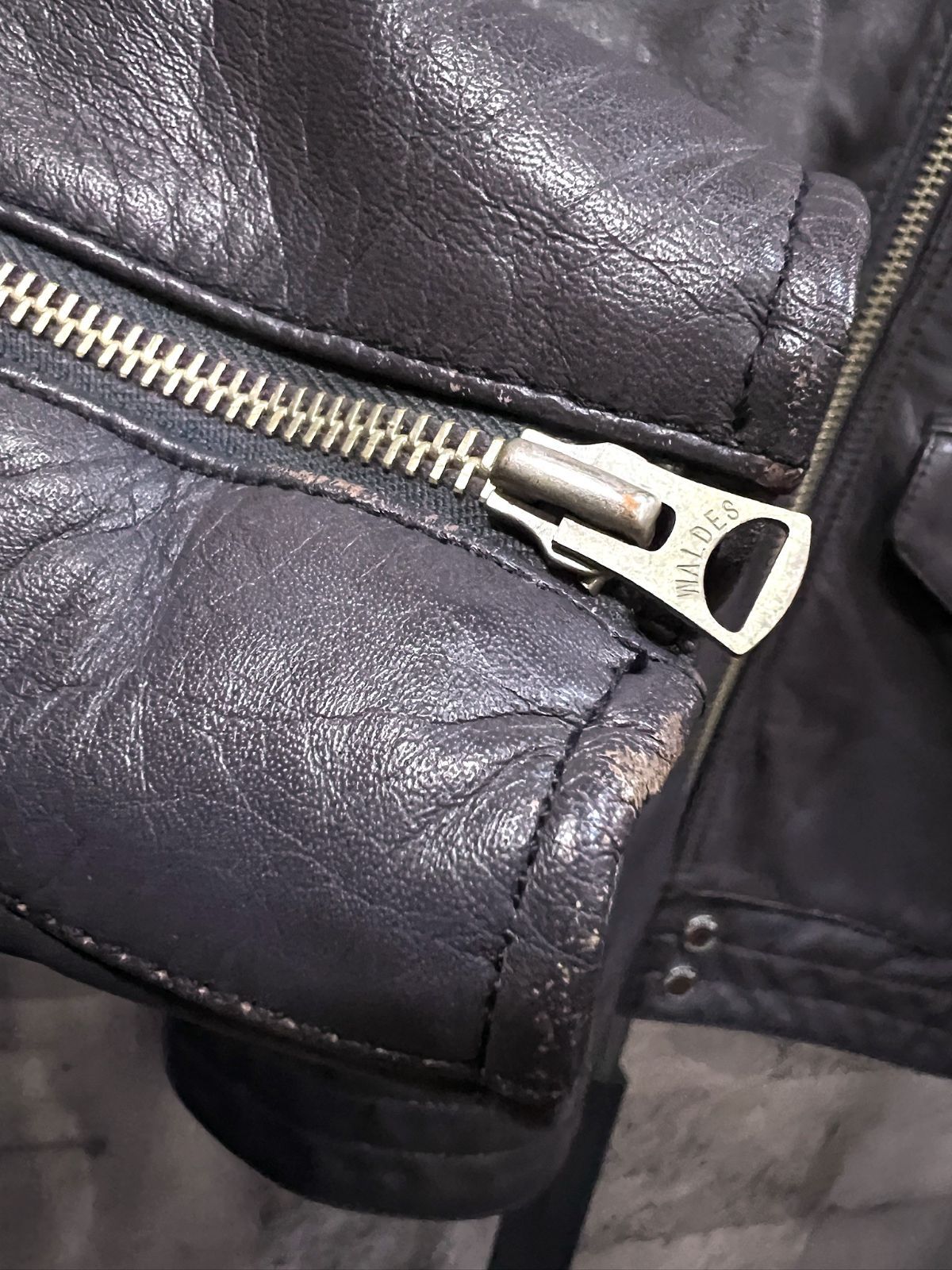 定価12万 THE HEAD GOONIE X JETLINK レザー ライダースジャケット S ヘッドグーニー シングル シングルライダース レザージャケット ライダース ジャケット アウター