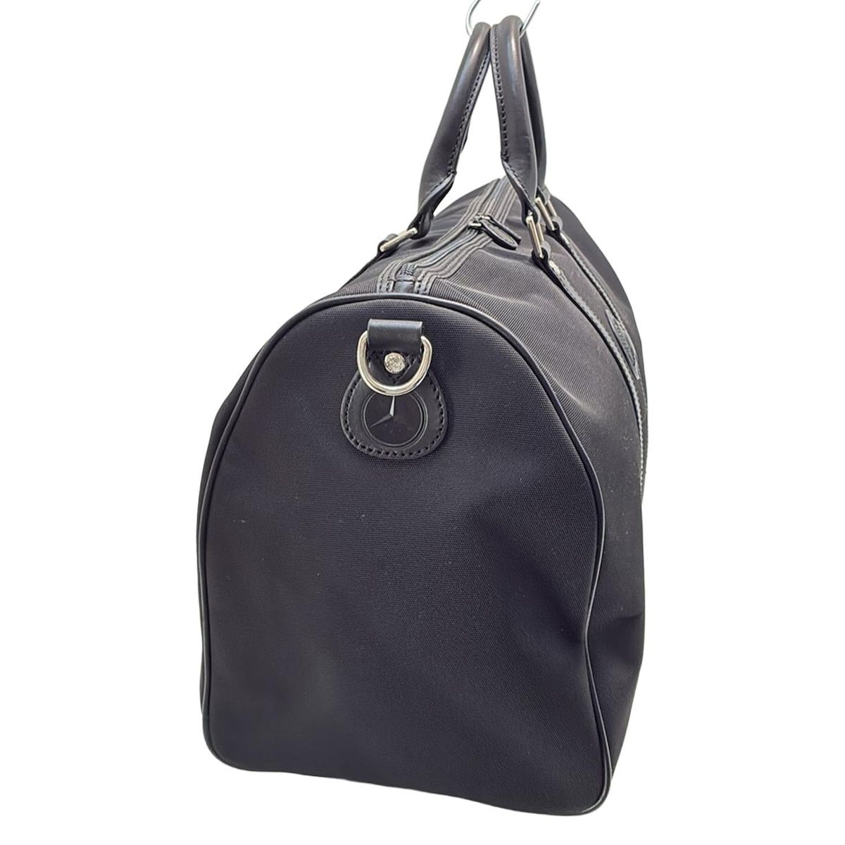 HUNTING WORLD ハンティングワールド ボストンバッグ - 黒 本体ロックなし MERCEDES BENZコラボ レザー