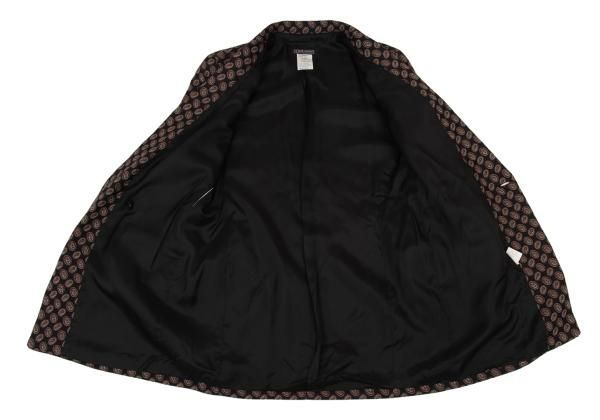 ジョルジオ アルマーニGIORGIO ARMANI シルク混ペイズリーダブル