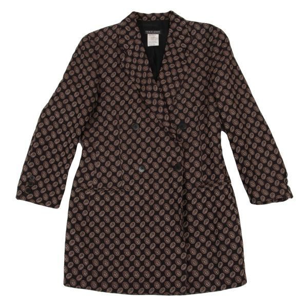 ジョルジオ アルマーニGIORGIO ARMANI シルク混ペイズリーダブル