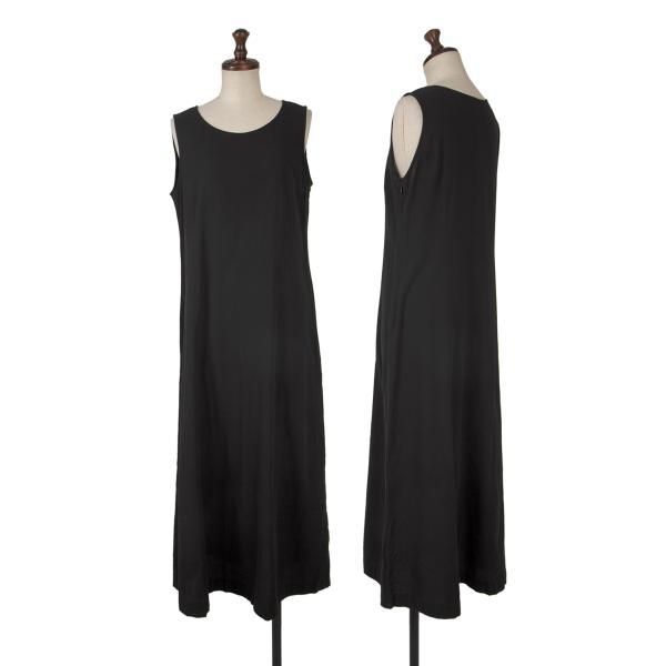 ヨーガンレールJURGEN LEHL コットンノースリーブワンピース 黒M