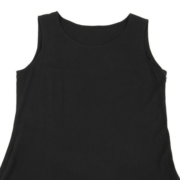 ヨーガンレールJURGEN LEHL コットンノースリーブワンピース 黒M