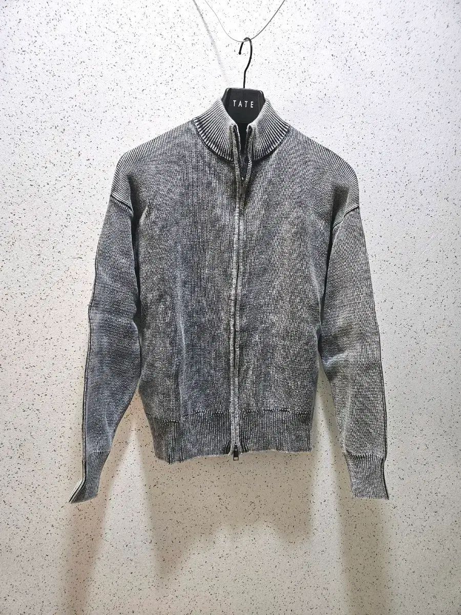 M) ZARA 最高 ザラ ウォッシュド エフェクト ジップアップ