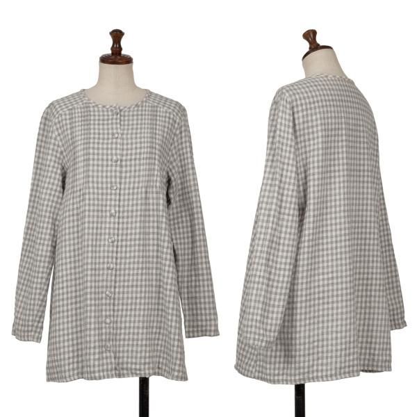 マドモアゼルノンノンMademoiselle NON NON コットンウールギンガム