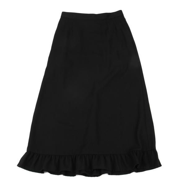 トリココムデギャルソンtricot COMME des GARCONS ポリウール裾フリル