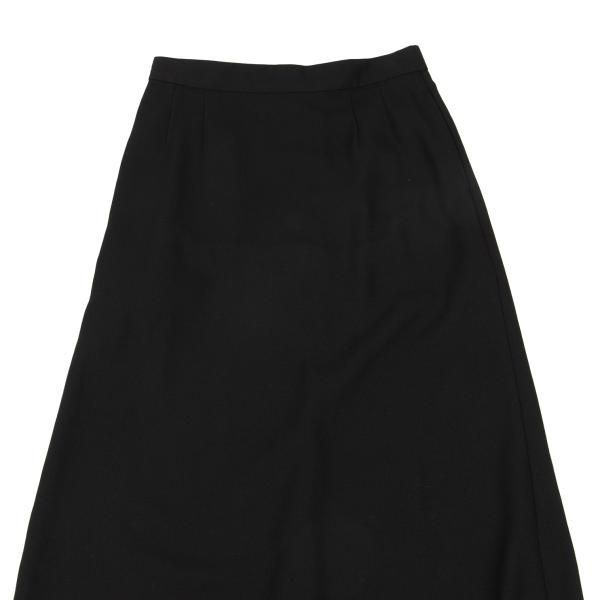 トリココムデギャルソンtricot COMME des GARCONS ポリウール裾フリル