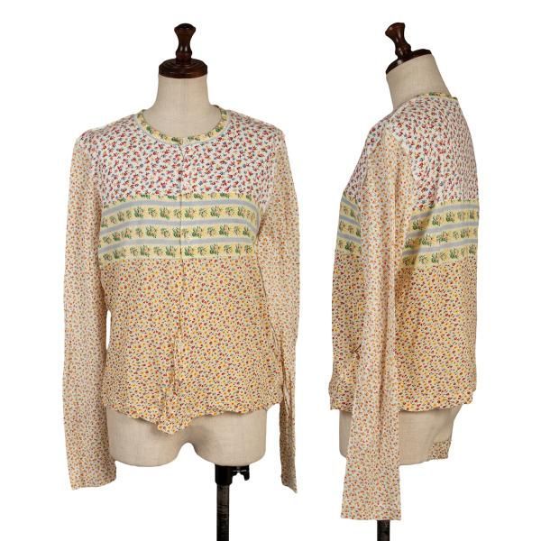 トリココムデギャルソンtricot COMME des GARCONS 小花柄パターン切替