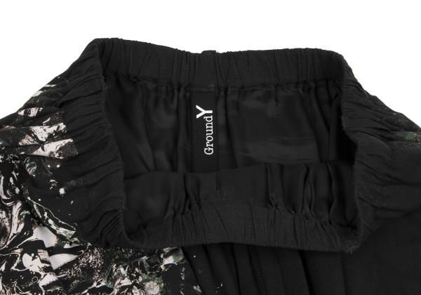 新品未使用タグ付き GroundY グラウンドワイ 黒 サルエルパンツ L グラウンドワイGround Y 武田双雲サルエルパンツ 黒緑白3 - メルカリ