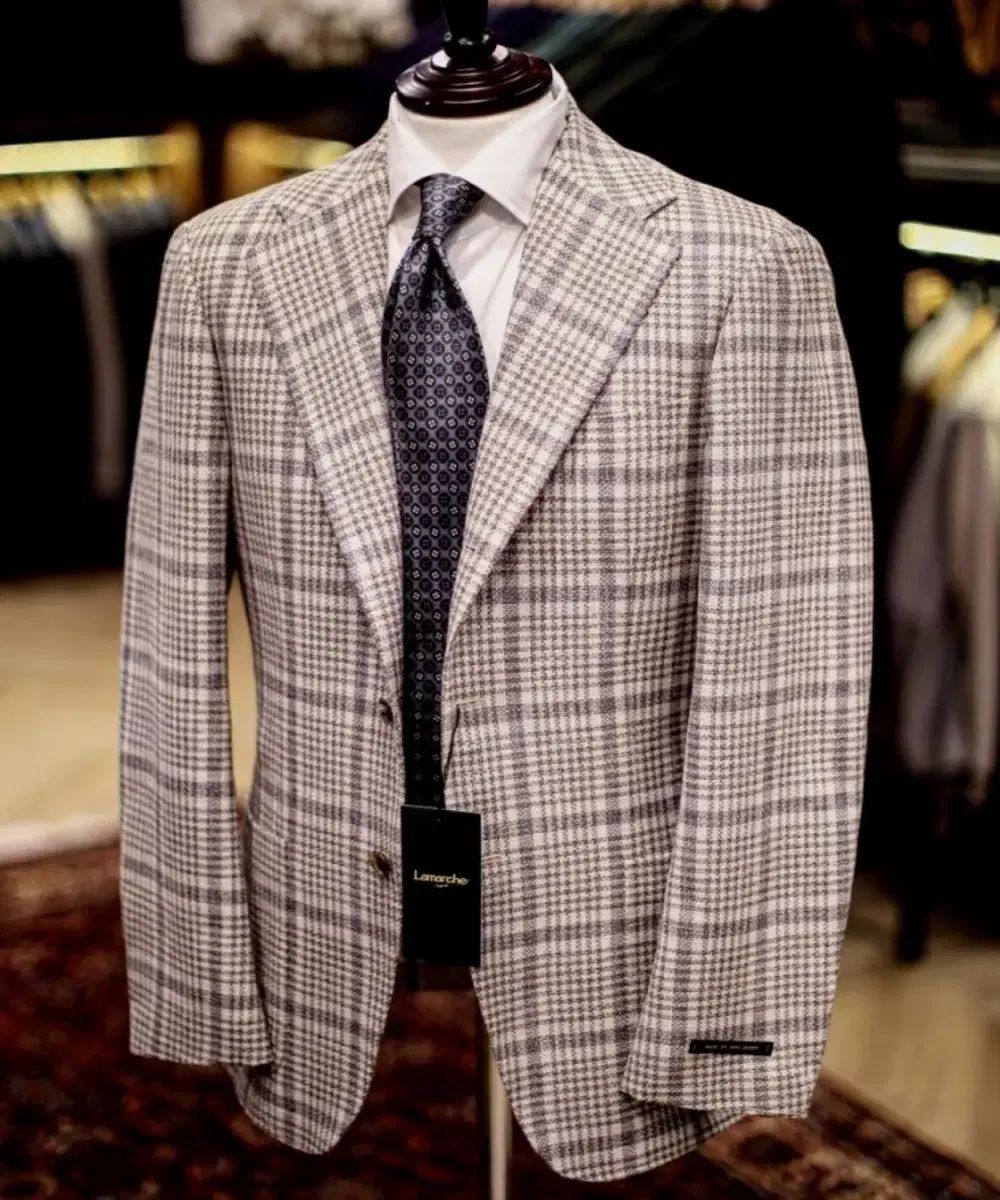 ラママルシェ リングジャケット カノンニコ マルチ チェック ジャケット