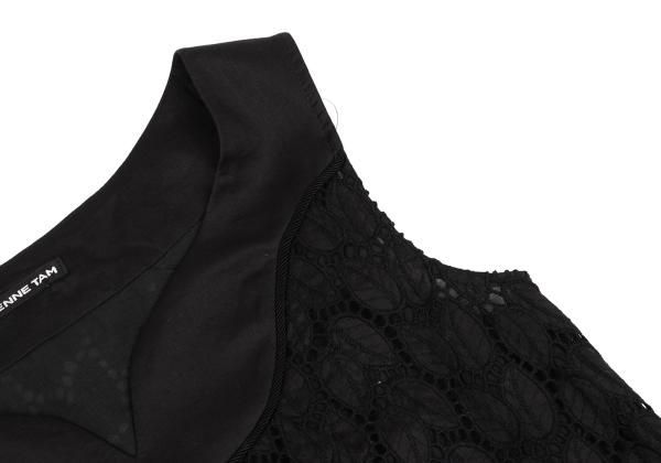 ヴィヴィアンタムVIVIENNE TAM コットンリーフレースノースリーブ