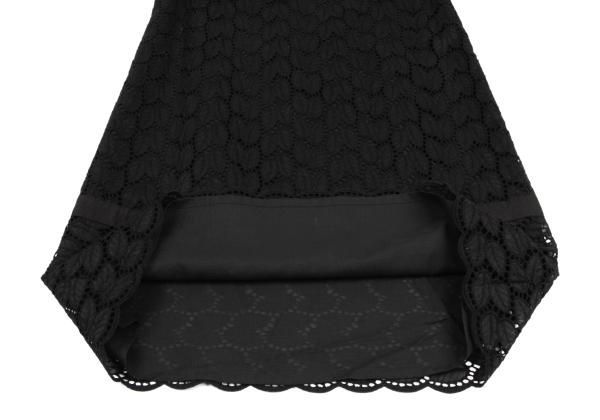 ヴィヴィアンタムVIVIENNE TAM コットンリーフレースノースリーブ