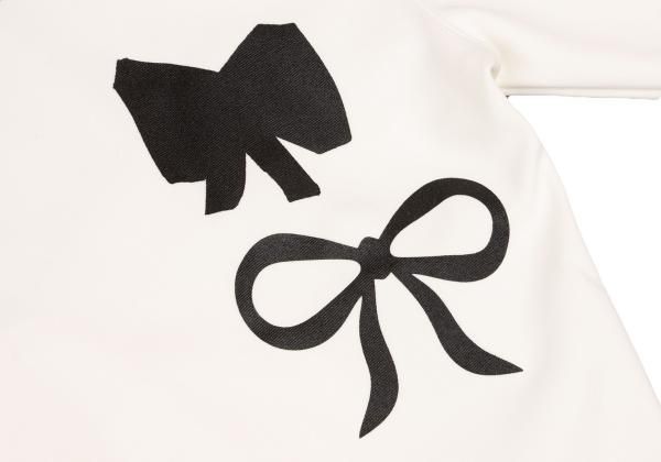 コムデギャルソン ガールCOMME des GARCONS GIRL バックリボンプリント