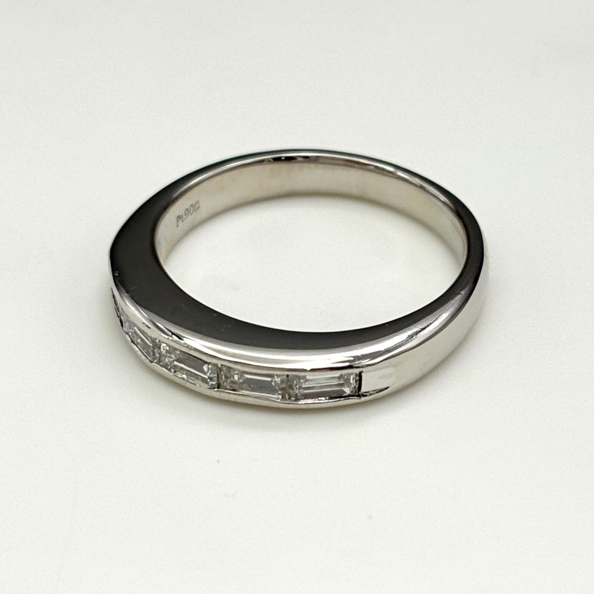 メレダイヤ デザインリング プラチナ 指輪 リング 18 5号 Pt 900 ダイヤモンド メンズ