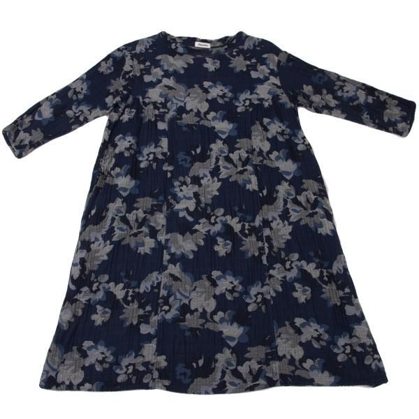 プランテーションPlantation コットンフラワージャガード切替デザイン