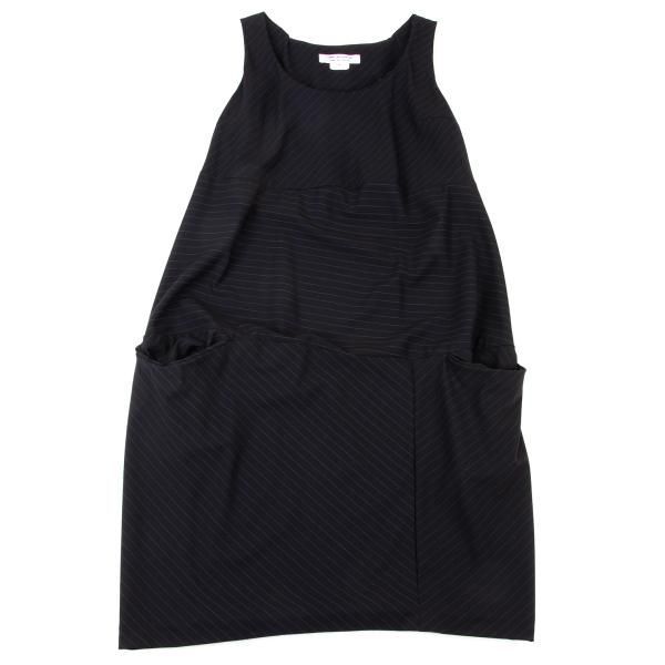 コムコム コムデギャルソンCOMME des GARCONS ストライプノースリーブ