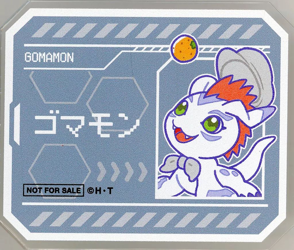 中古】バッジ・ピンズ ゴマモン アクリルお名前バッジ 「デジモン