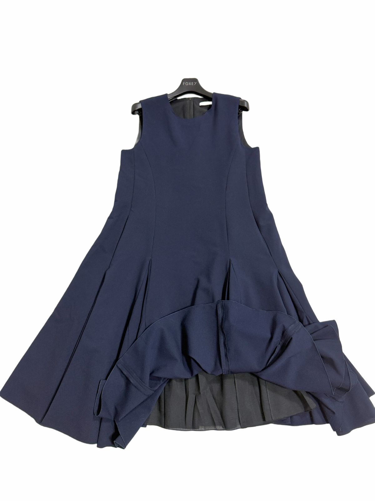 極美品FOXEY/フォクシーニューヨーク 42640 ウィスパードレス