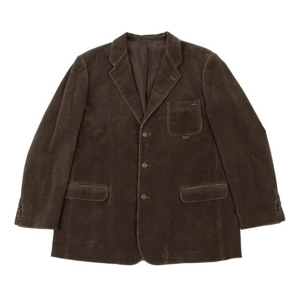 パパスPapas コーデュロイ3Bジャケット 焦げ茶L - メルカリ