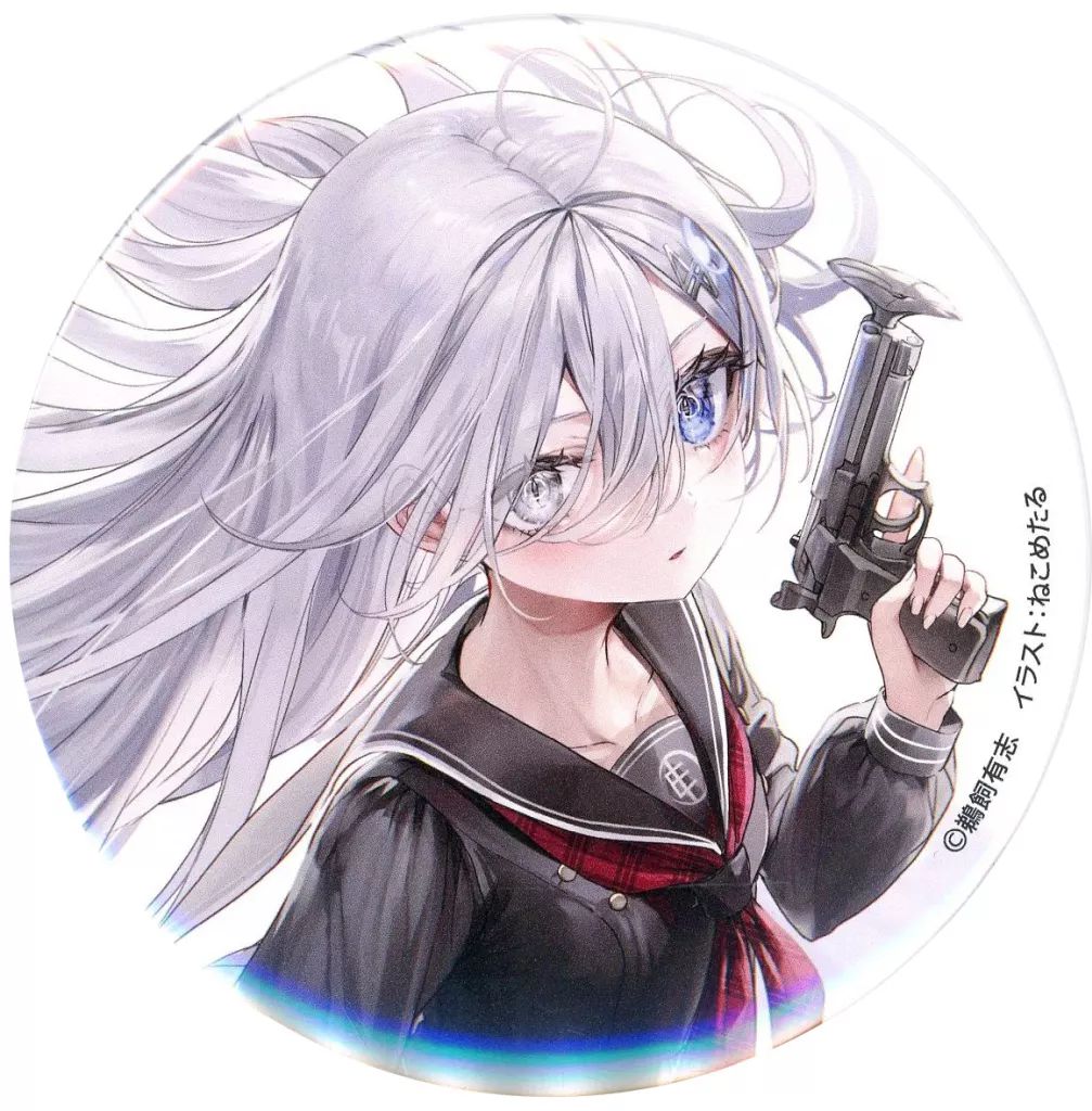 中古】バッジ・ピンズ 幽鬼 制服 缶バッジ 「くじ引き堂 死亡遊戯で飯