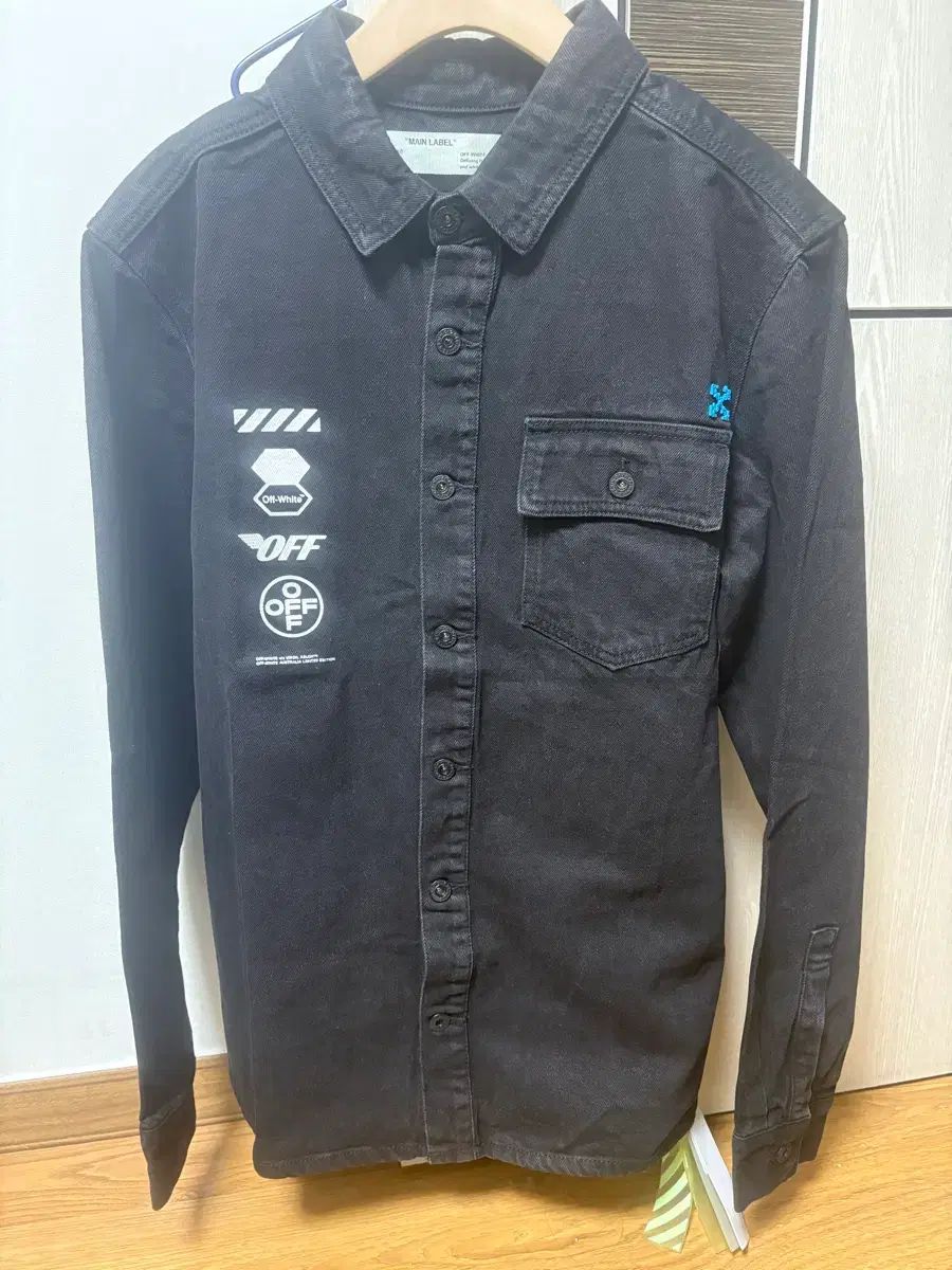 オフホワイト 新モデル デニム ジャケット ブラック
