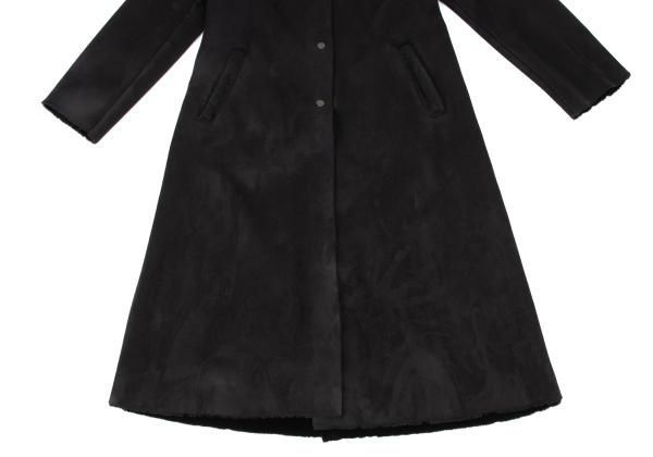 エンポリオアルマーニEMPORIO ARMANI ワイドカラーフェイクムートン