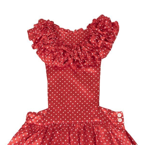 コムデギャルソン ガールCOMME des GARCONS GIRL ドットプリントフリル