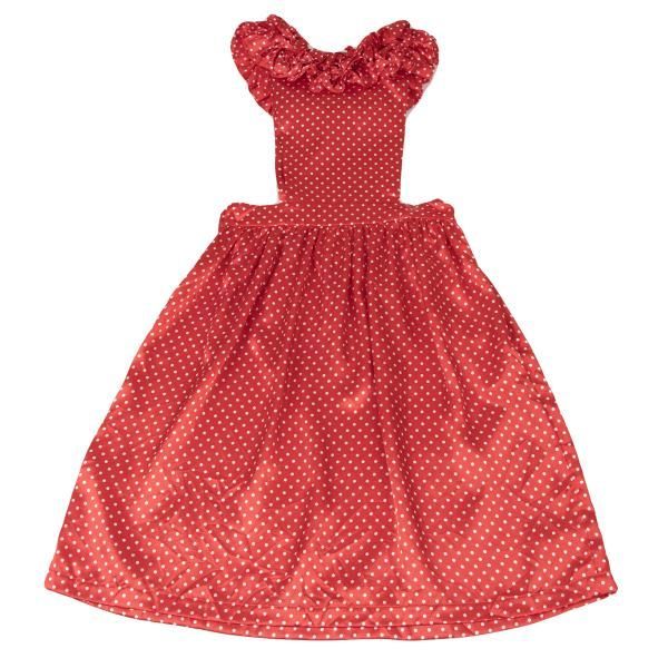 コムデギャルソン ガールCOMME des GARCONS GIRL ドットプリントフリル