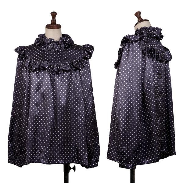 コムデギャルソン ガールCOMME des GARCONS GIRL ドットプリントフリル