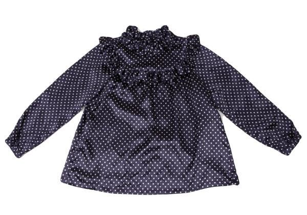 コムデギャルソン ガールCOMME des GARCONS GIRL ドットプリントフリル