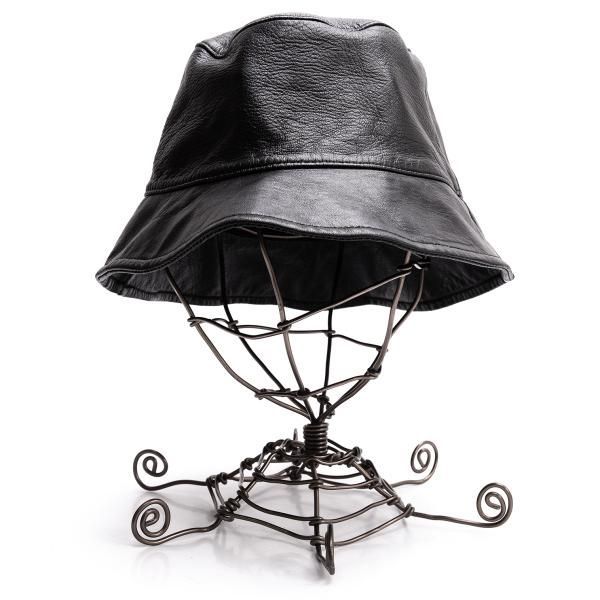 プラダPRADA レザーバケットハット 黒M - メルカリ