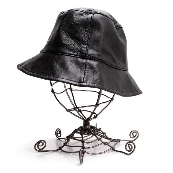 プラダPRADA レザーバケットハット 黒M - メルカリ