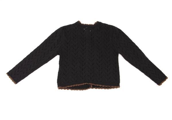 ピンクハウスPINK HOUSE フラワーコサージュ装飾針抜きニット