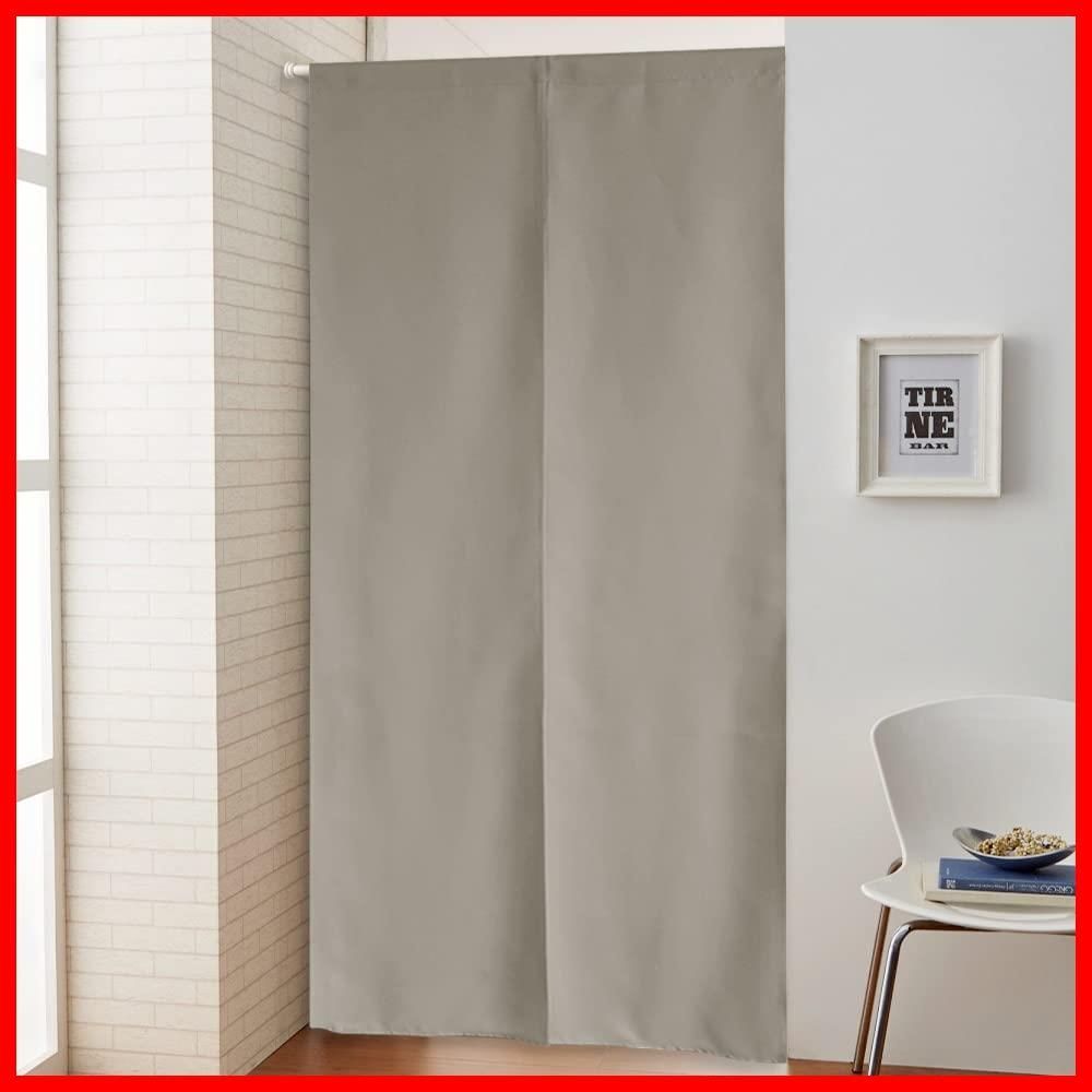 特価セール】亜麻色 幅72x丈170cm 入り口 玄関 暖簾 ロング 和風