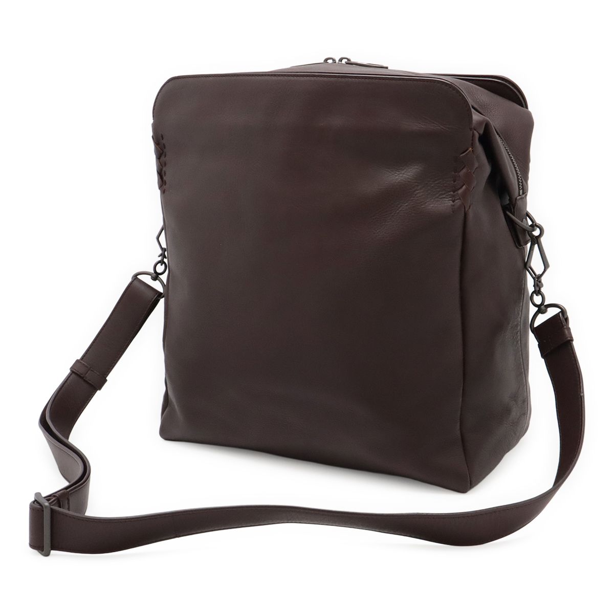 BOTTEGA VENETA ボッテガ ヴェネタ ボッテガベネタ ショルダーバッグ メッセンジャーバッグ 斜め掛け レザー ボルドーブラウン