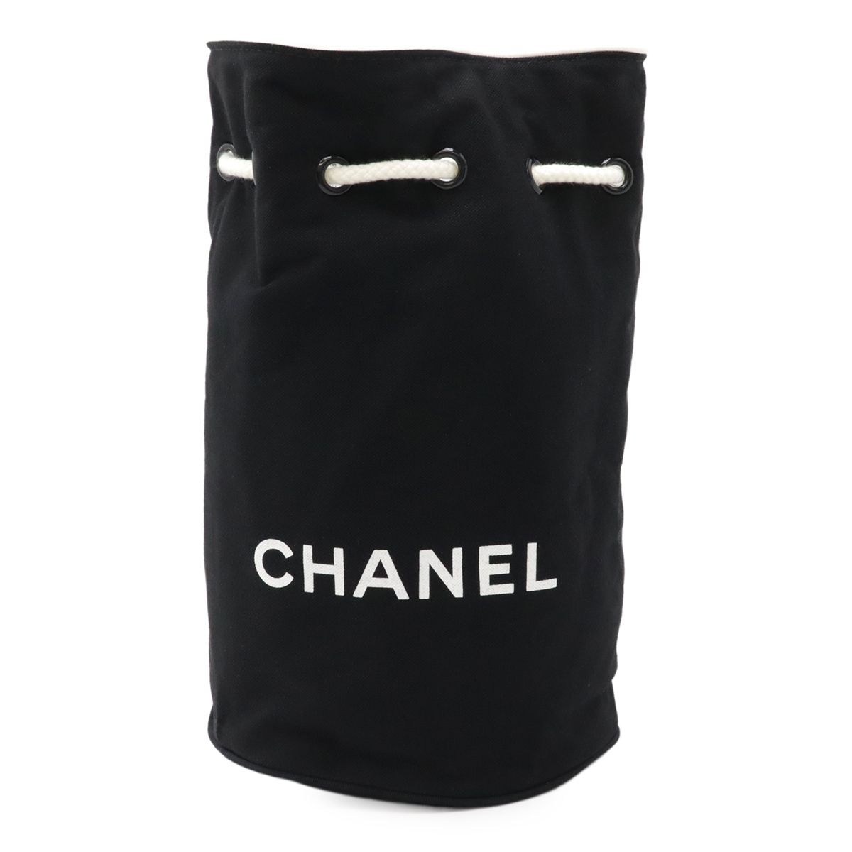 シャネル ノベルティバッグ ブラックロゴ CHANEL シャネル ノベルティ 