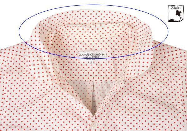 90s robe de chambre GARCONS ドット ブラウス ローブドシャンブル コムデギャルソンrobe de chambre COMME des