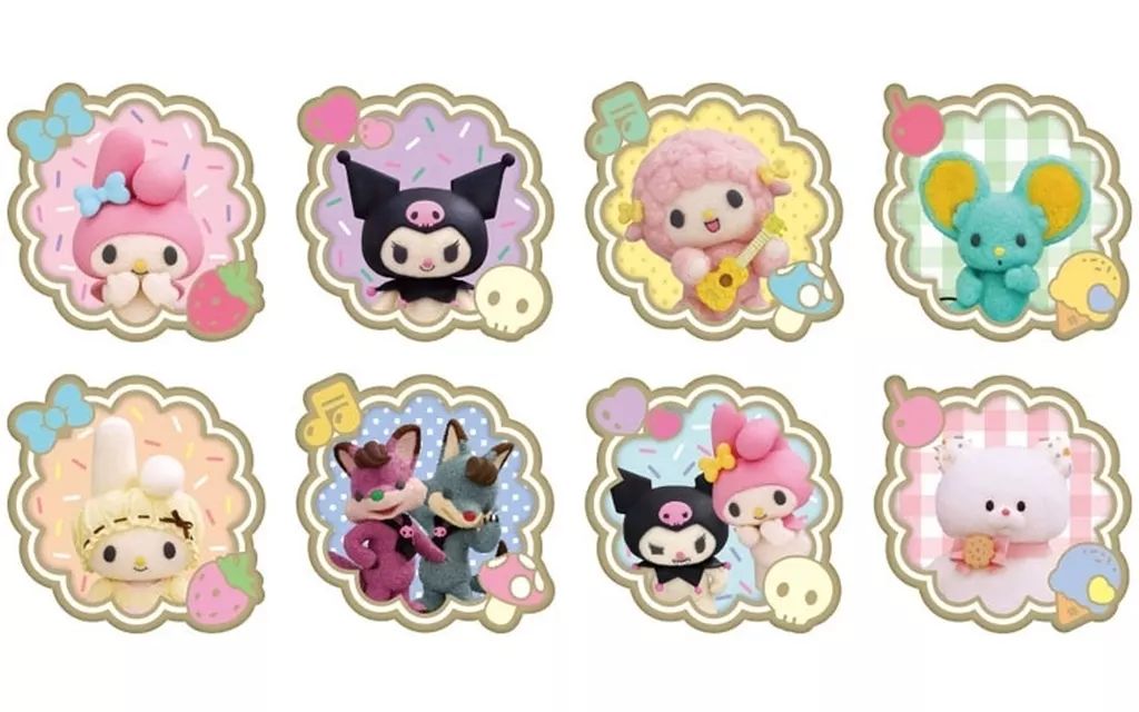 中古】バッジ・ビンズ 全8種セット 「Netflixシリーズ My Melody