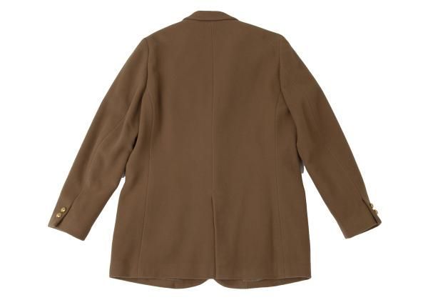 ピンクハウスPINK HOUSE カシミヤ混ウールナイロンモッサブレザー