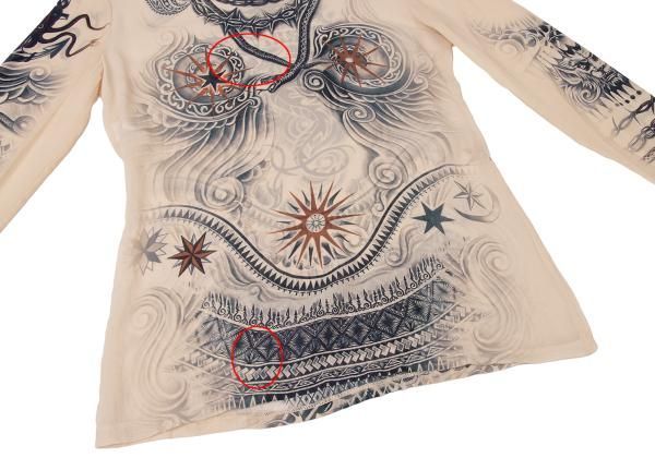 ジャンポールゴルチエ ファムJean Paul GAULTIER FEMME シルクタトゥー