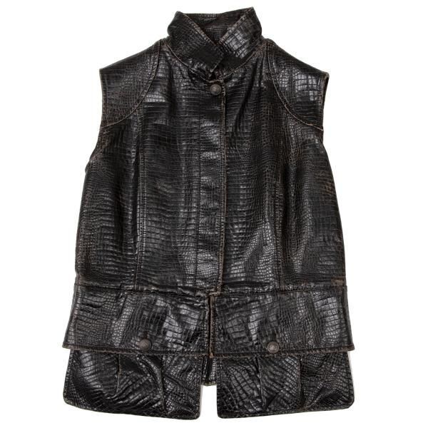 シャネルCHANEL ヴィンテージ加工フェイクレザーココマークボタン