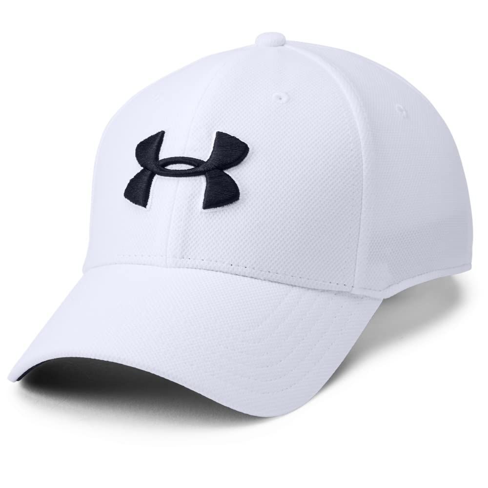 [UNDER ARMOUR(アンダーアーマー)]帽子 UA Men's Blitzing 3.0 Cap メンズ WHT/STL/BLK 日本 LGXL (日本サイズL相当) [White / Steel / Black] [Free Size]