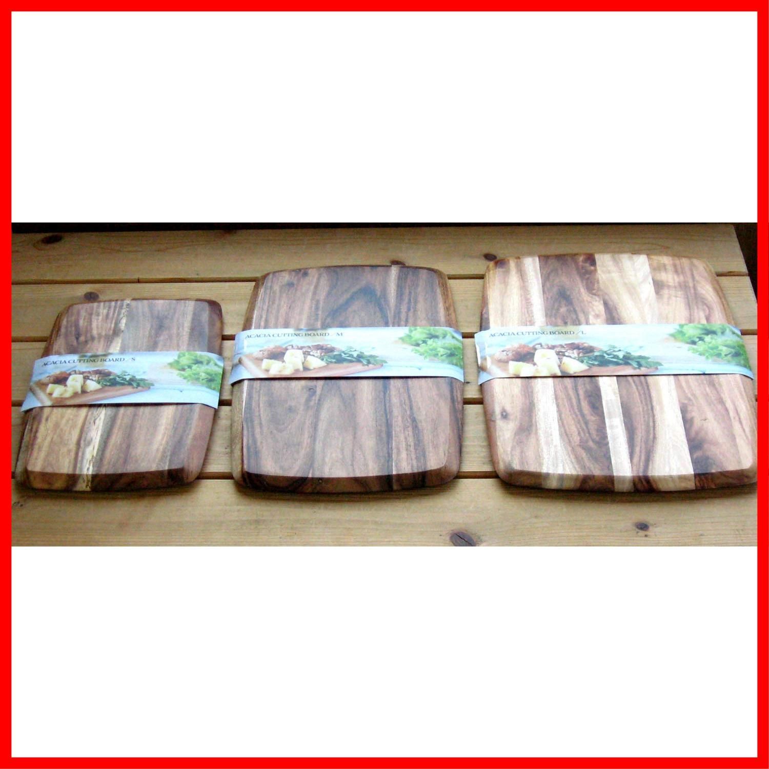 SALUS カッティングボード　アカシア セット売 佐藤金属興業 セイラス（SALUS） アカシア カッティングボード M