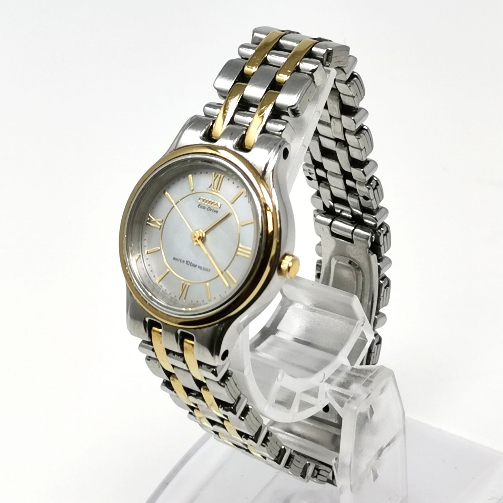 CITIZEN シチズン ソーラー B 230 H 22765 文字盤シルバー系 ラウンド ローマン レディース腕時計 稼働品 管理番号