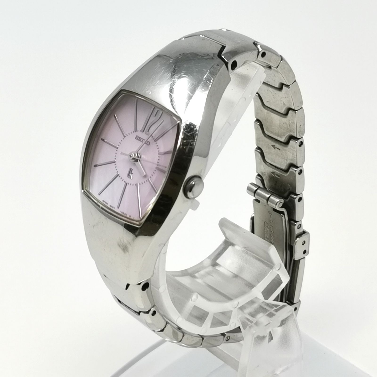 SEIKO セイコー LK ルキア レディース腕時計 文字盤ピンク クオーツ 4 N 21-5450 電池切れのため動作未 管理番号