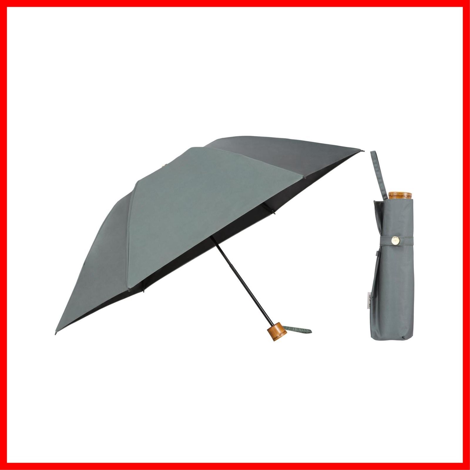 数量 遮光率 UVカット率100％ UPF 50 グレー 晴雨兼用 紫外線対策 ミニ 折りたたみ傘 無地 親骨55 cm 通勤 3段折 通学 旅行 UVO ウーボ CALM オシャレ 日傘 女性 レディース 2025 最強の日傘 0