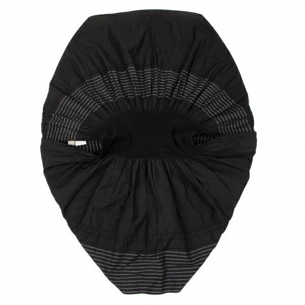 センソユニコSENSOUNICO 慈雨 シワ加工サークルベスト 黒シルバー40